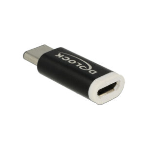 Delock adapter USB 2.0 Micro-B anya > USB Type-C 2.0 apa
