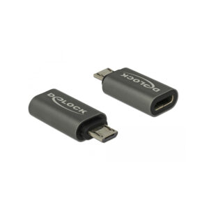 Delock adapter USB 2.0 Micro-B apa - USB Type-C 2.0 anya