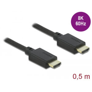 Delock ultra nagy sebességű HDMI kábel 8K 0,5m
