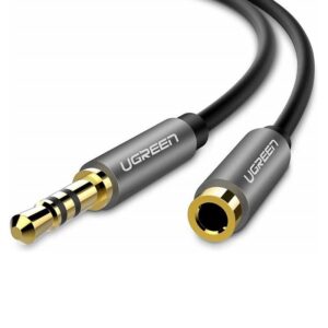 UGREEN audio hosszabbító kábel 3,5 mm jack kábel, 1 m (szürke)
