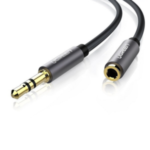 UGREEN AUX jack audio hosszabbító kábel 3,5 mm, 2 m (fekete)