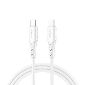 Vipfan USB-C - USB-C adatkábel, 2m (fehér)