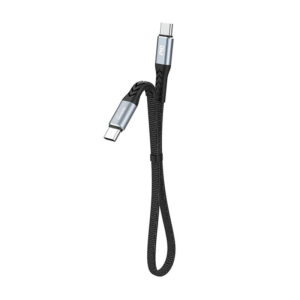 Dudao USB-C - USB-C 100W PD 23cm kábel (fekete)