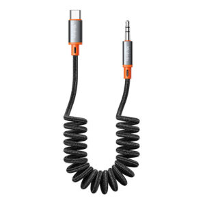 Mcdodo CA-090 USB-C 3,5 mm-es AUX mini jack kábel, 1,8 m (fekete)