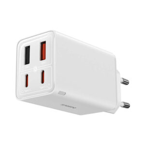 Baseus GAN6 Pro gyorstöltő, 2xUSB-C + 2xUSB, 65W (fehér)