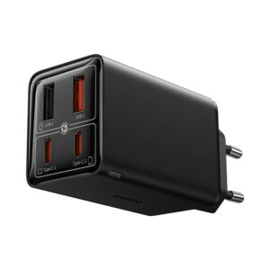 Baseus GAN6 Pro gyorstöltő, 2xUSB-C + 2xUSB, 65W (fekete)