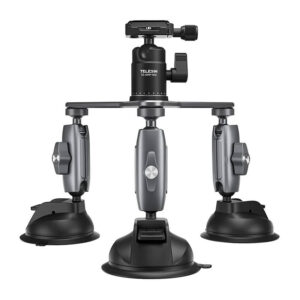 TELESIN Three-Arm Suction Mount (TE-TSB-001)