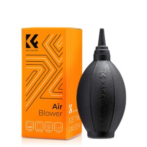 K&F Concept kamera lencse, objektív, szűrő tisztító körtepumpa, szilikon, fekete